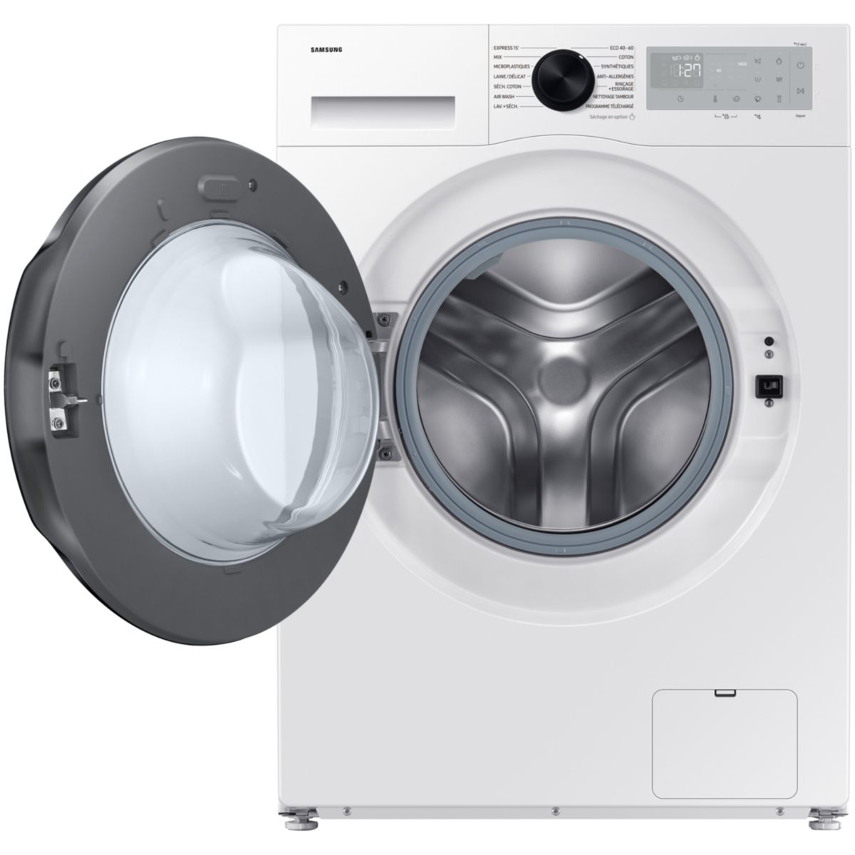 Lave linge séchant hublot WD11DG5B15BH blanc, SAMSUNG