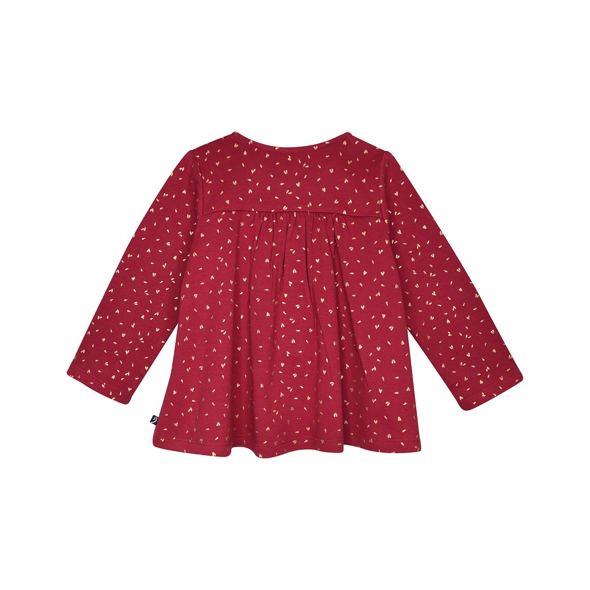 Tunique jane interlock manches longues enfant blanc, SUCRE D'ORGE