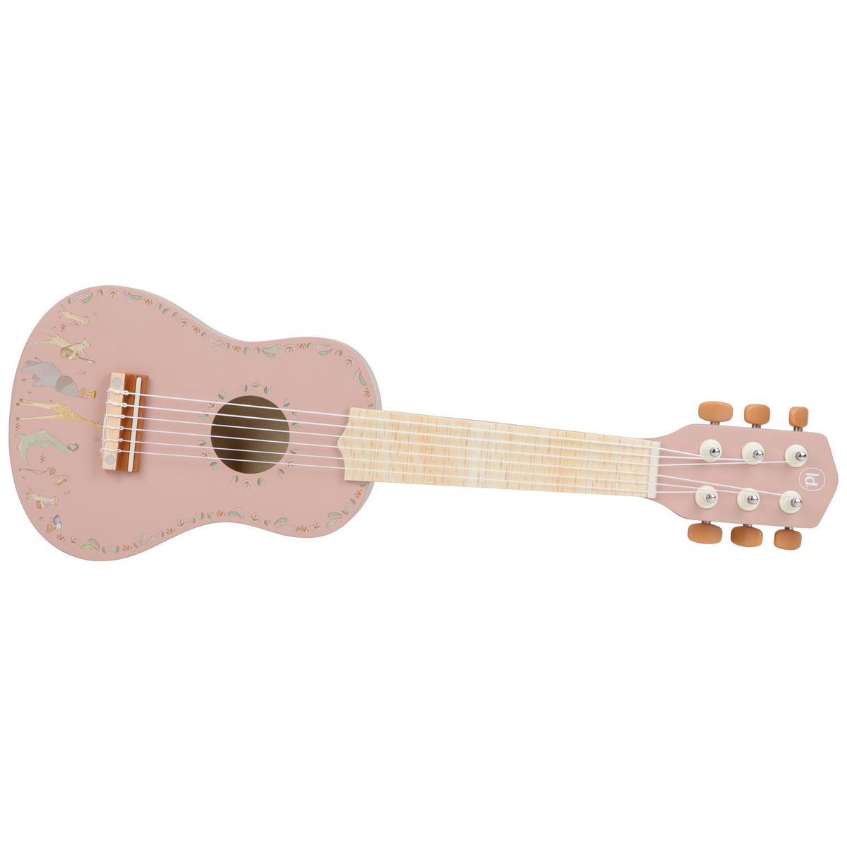 Guitare rose, bois, LITTLE DUTCH