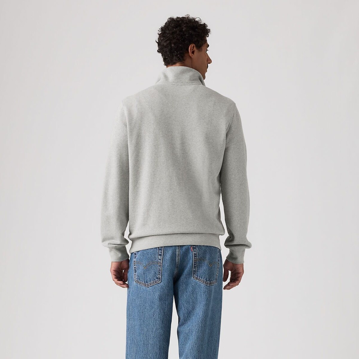 Sweat demi-zippé gris chiné, LEVI'S
