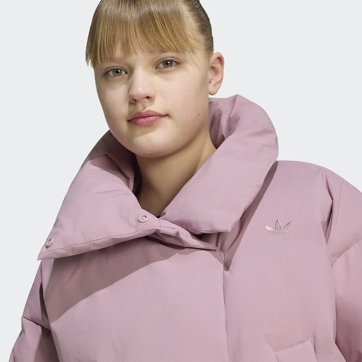 Doudoune col montant mauve, adidas Originals