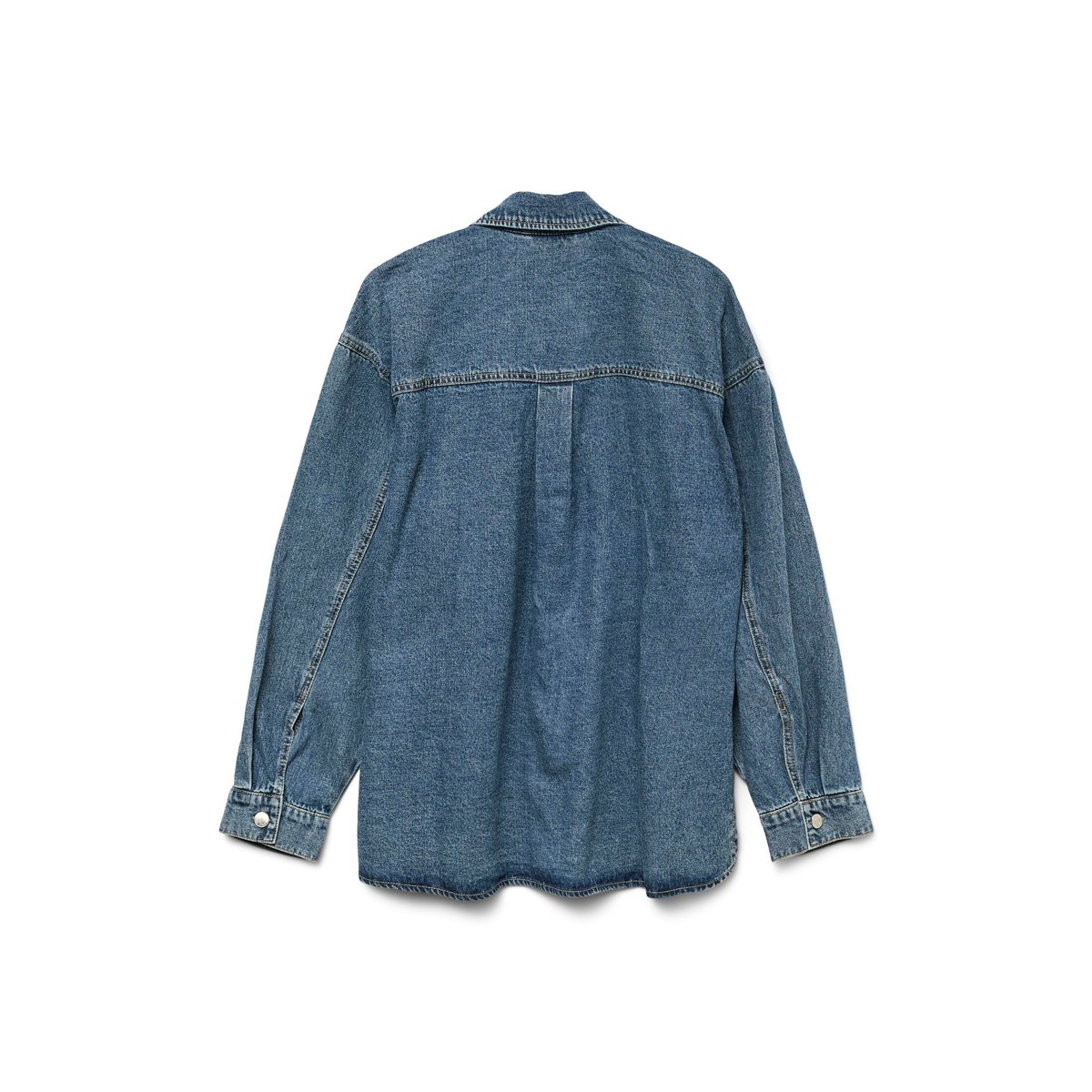 Chemise En Denim medium blue denim, VERO MODA