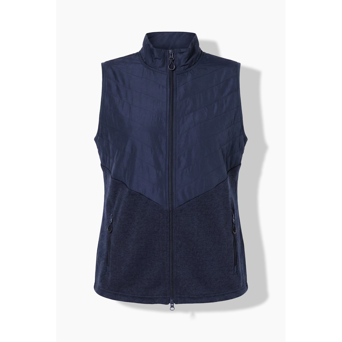 Gilet hybride, polaire bouclée marine, ULLA POPKEN