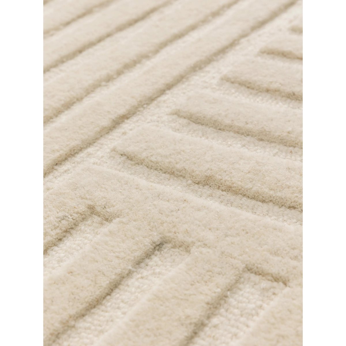 Tapis de laine tufté main YANIS ivory, BENUTA