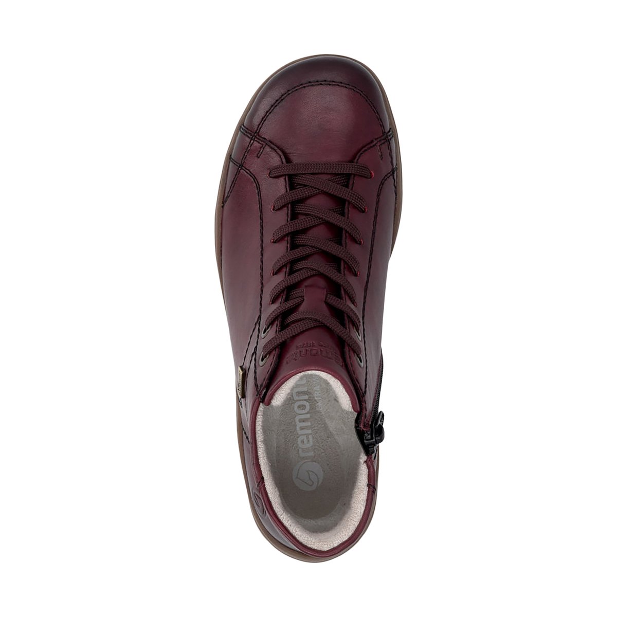 Basket Cuir Montante rouge, REMONTE