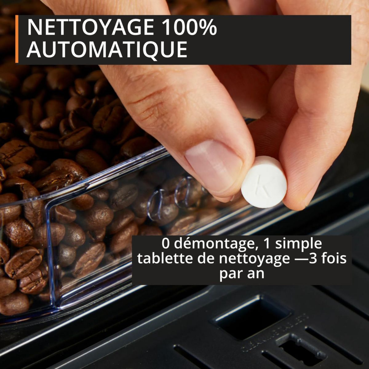Expresso Broyeur Intensity, Machine espresso entièrementautomatique, 4 boissons EA5008E0 couleur unique, KRUPS