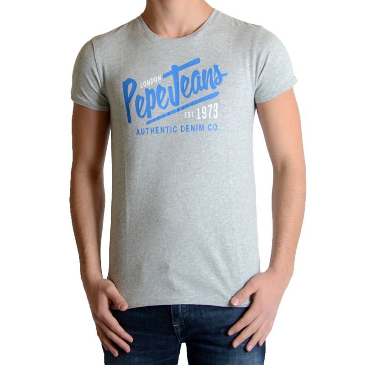Tee Shirt Ace gris, PEPE JEANS