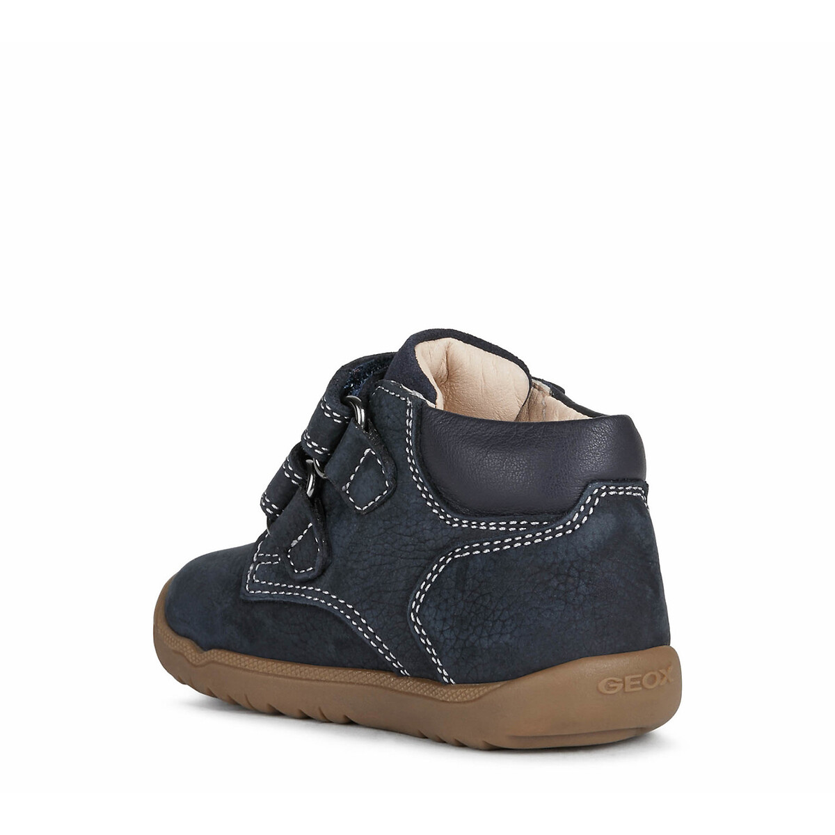 Baskets premiers pas à scratch Macchia bleu marine, GEOX