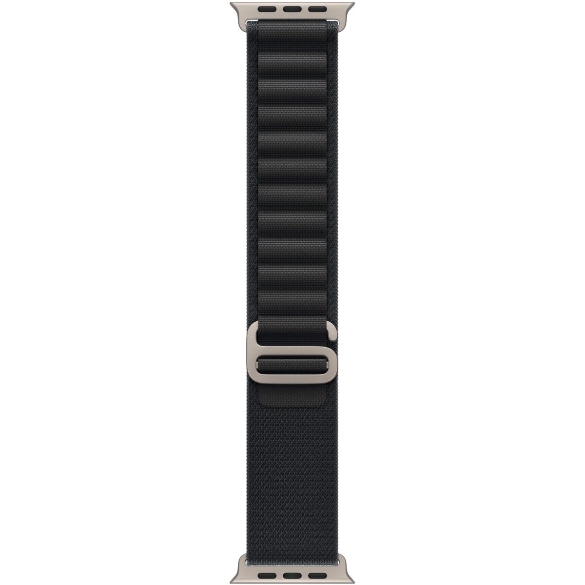 Bracelet 49 mm - Large Alpine noir naturel noir, APPLE