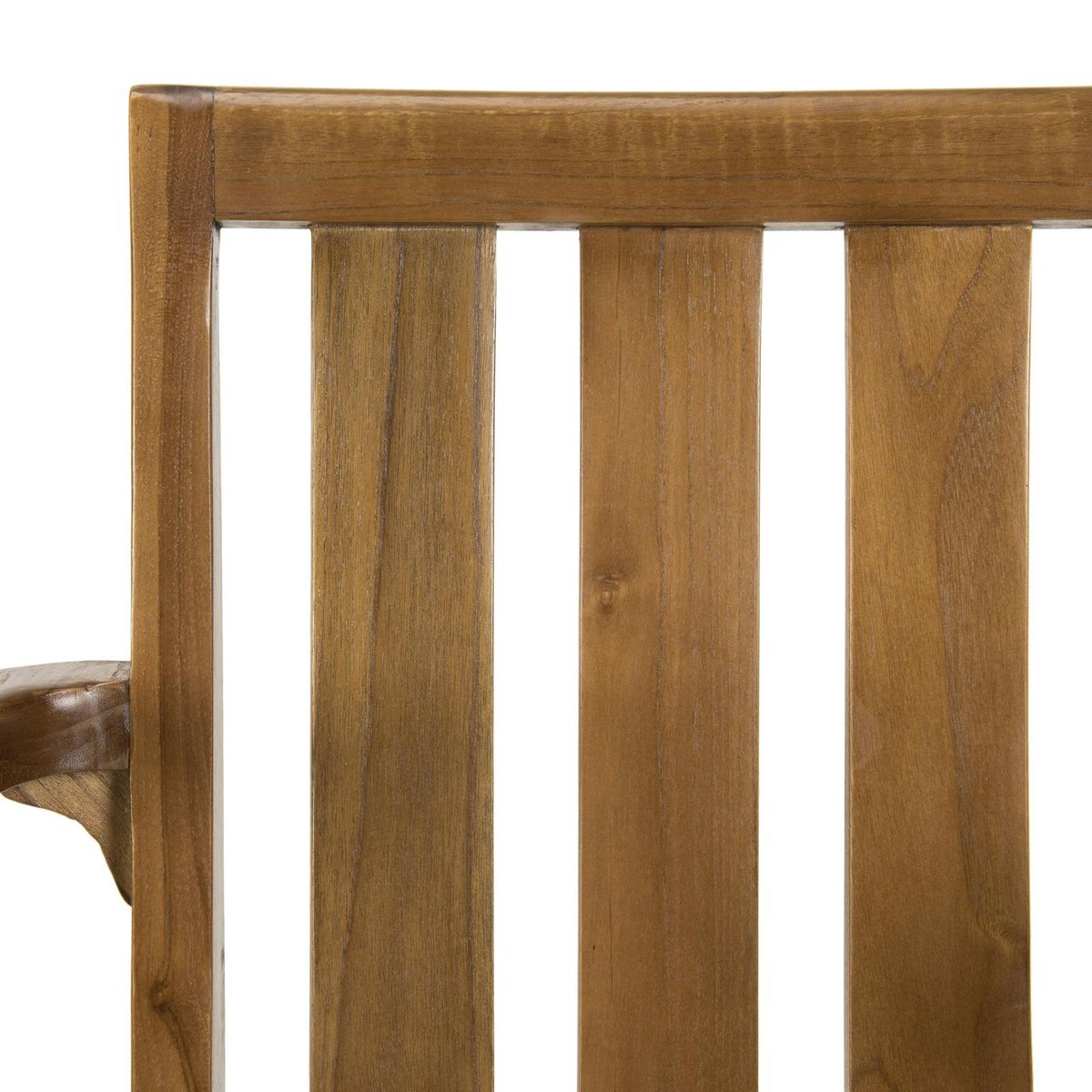 Fauteuil de jardin en teck huilé (lot de 2) MACAO bois naturel, PIER IMPORT