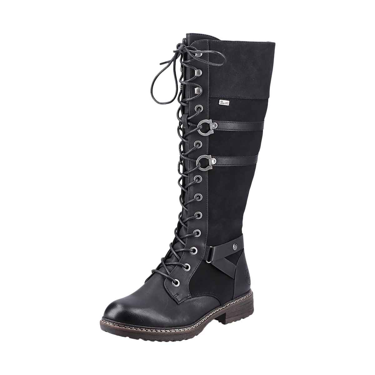 Bottes talon décroché bas noir, RIEKER