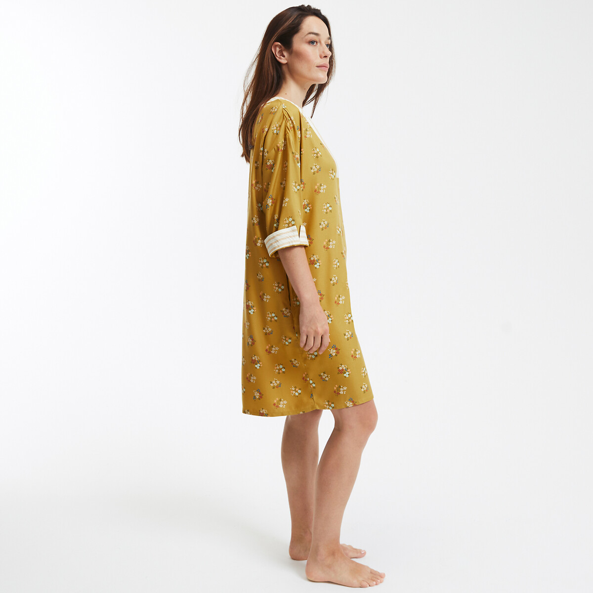 Printed Nightdress floral print, LA REDOUTE COLLECTIONS