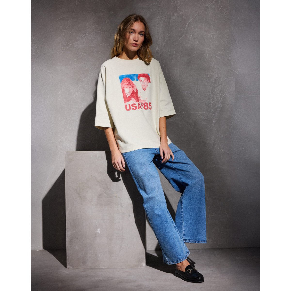 Pantalon JANE LIGHTBLUE bleu, PULLIN