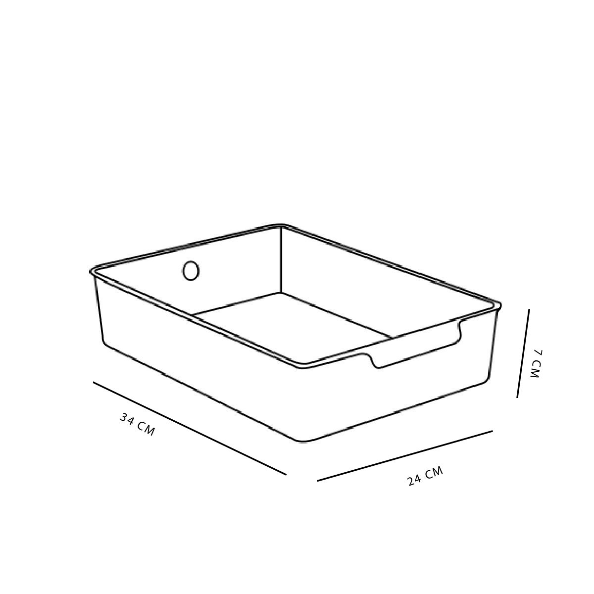 Panier de rangement plastique EQUIPMENT vert, UTILITY