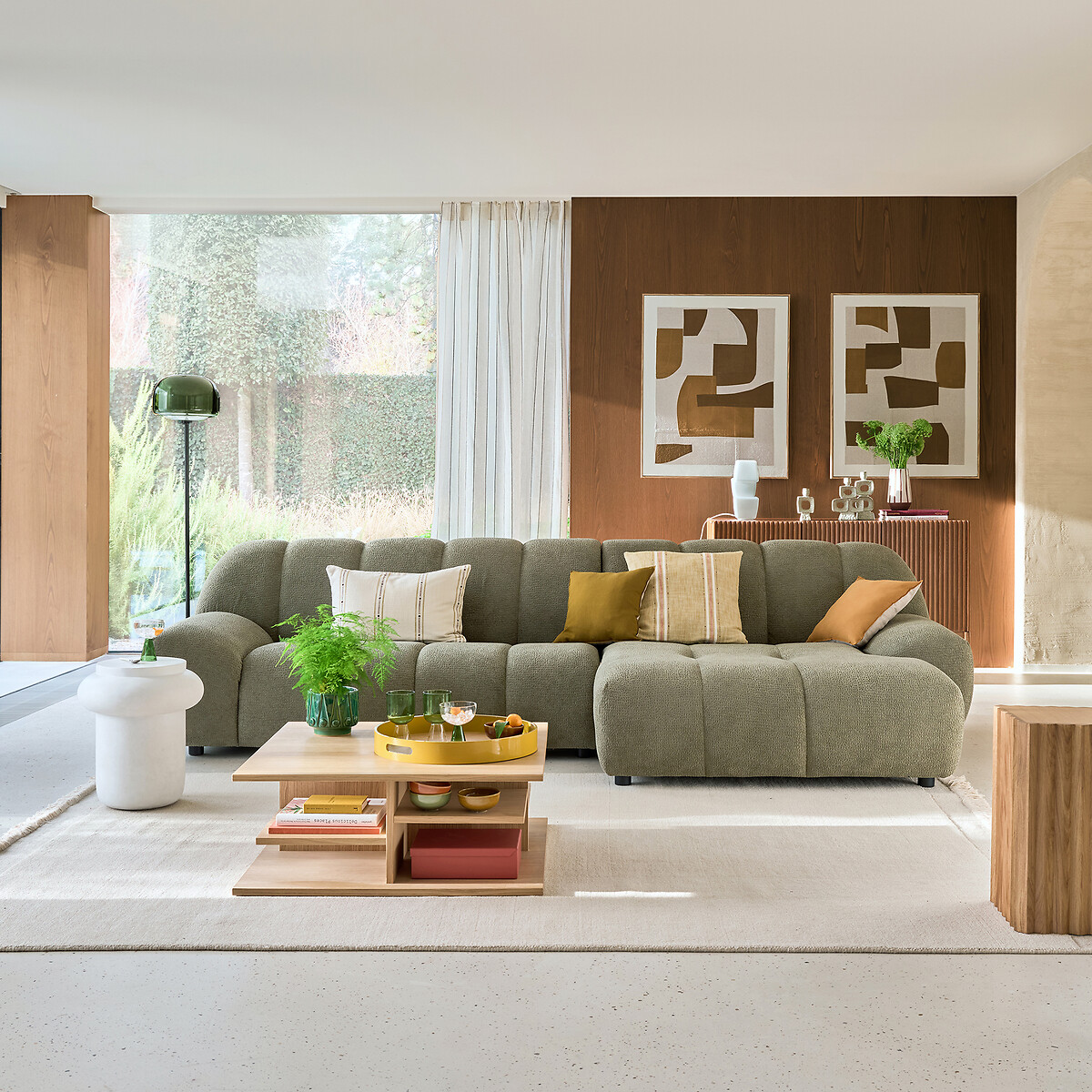 Abac Oak Veneered Coffee Table oak, LA REDOUTE INTERIEURS