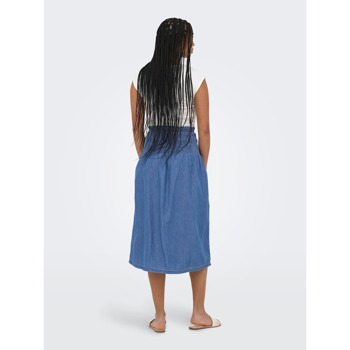 Jupe En Denim medium blue denim, ONLY
