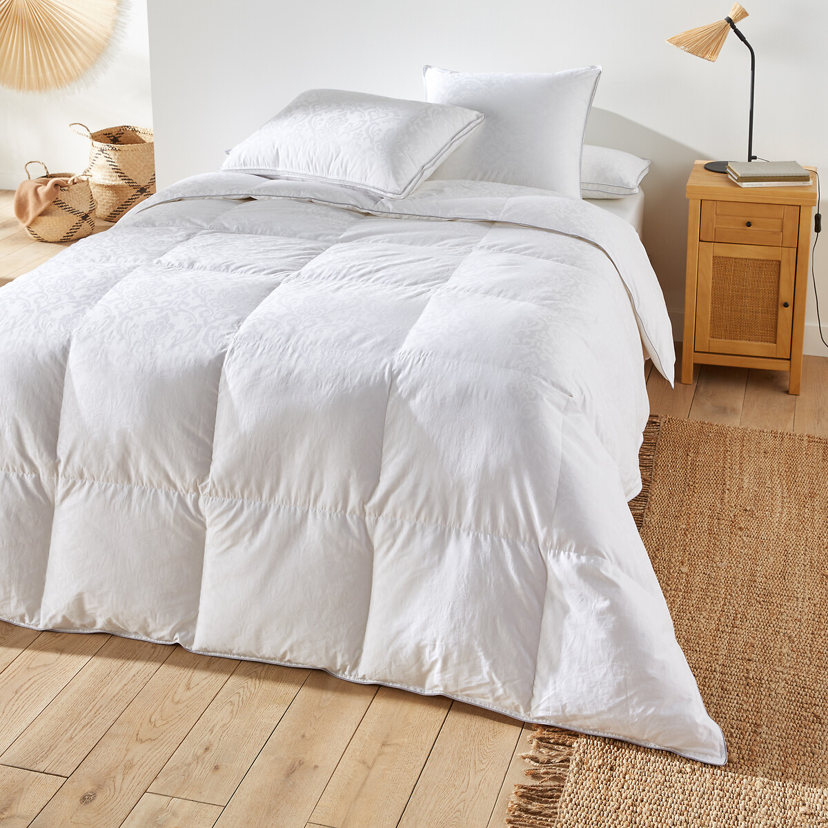 Couette premium très chaude 100% duvet antiacarien blanc, LA REDOUTE INTERIEURS