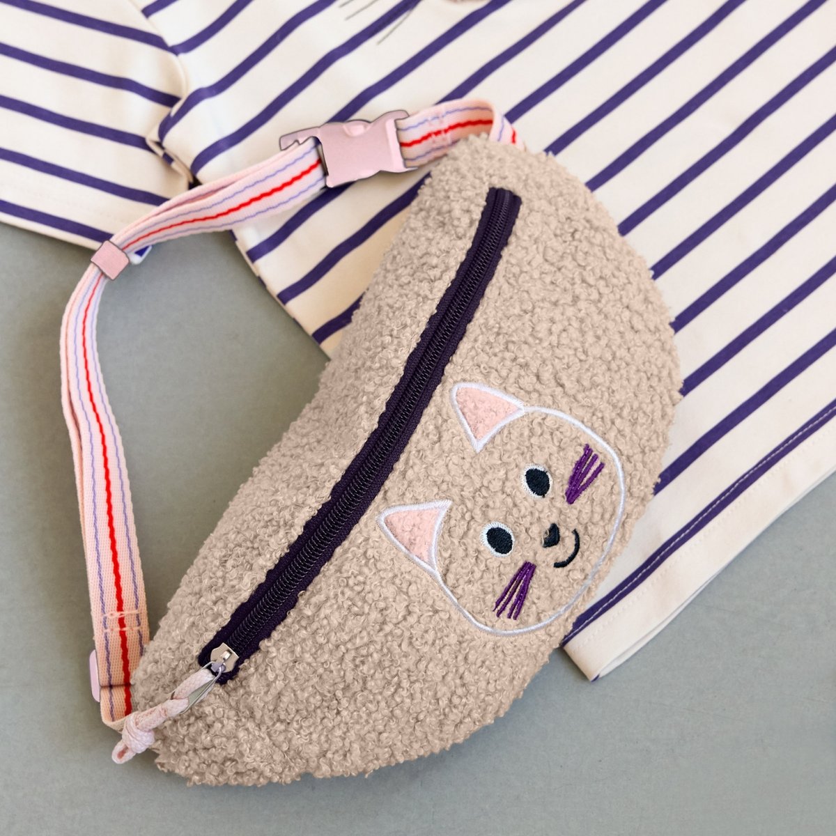 Mini sac banane beige, LASSIG