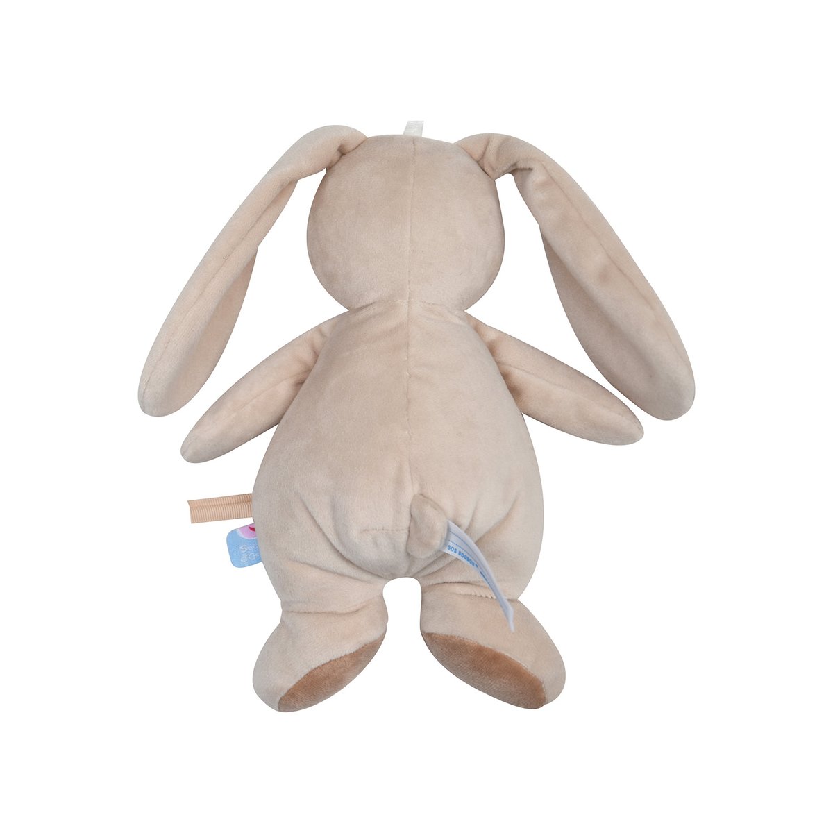 Doudou lapin priscus sucre d'orge beige, SUCRE D'ORGE