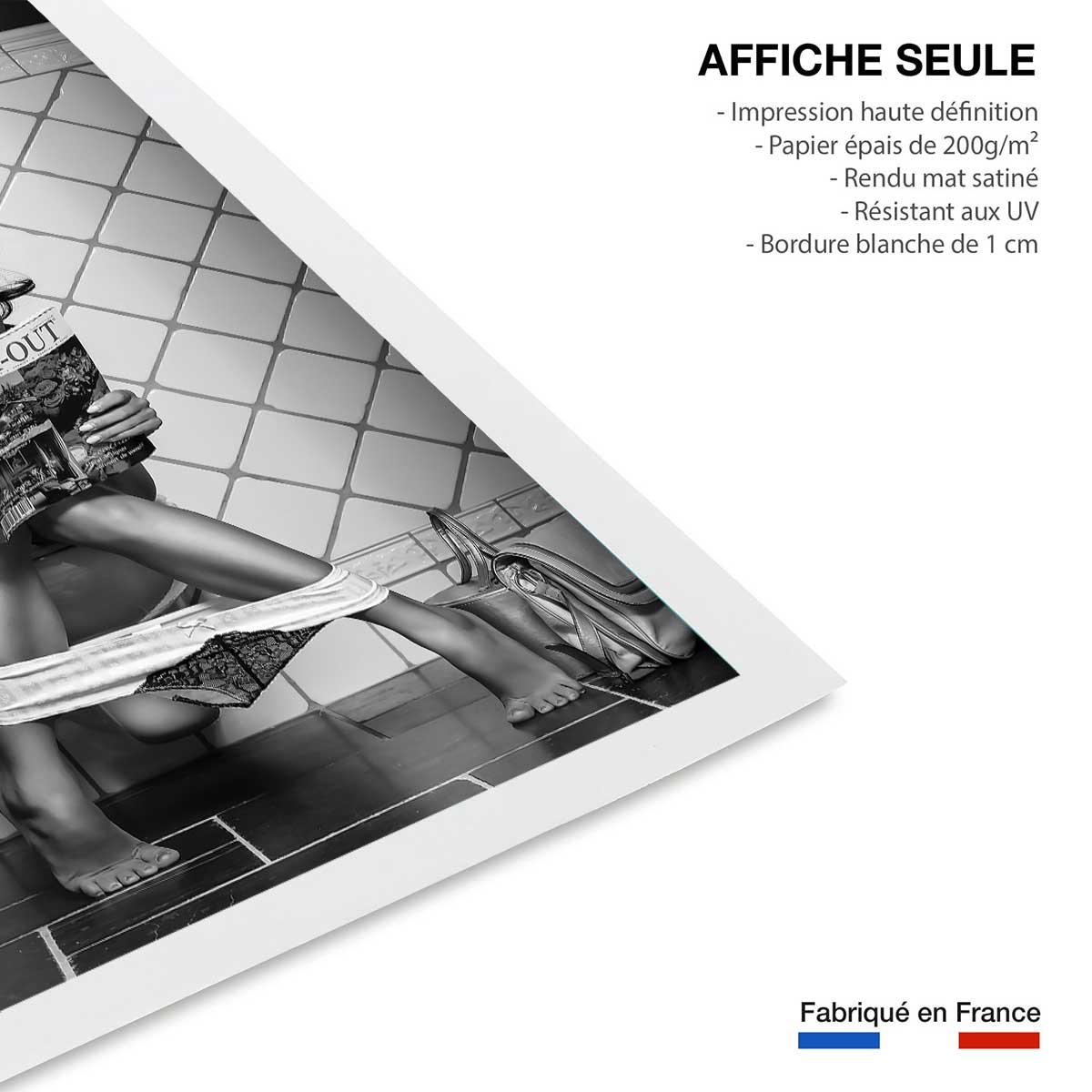 Affiche photographie Multitasking affiche seule, HEXOA