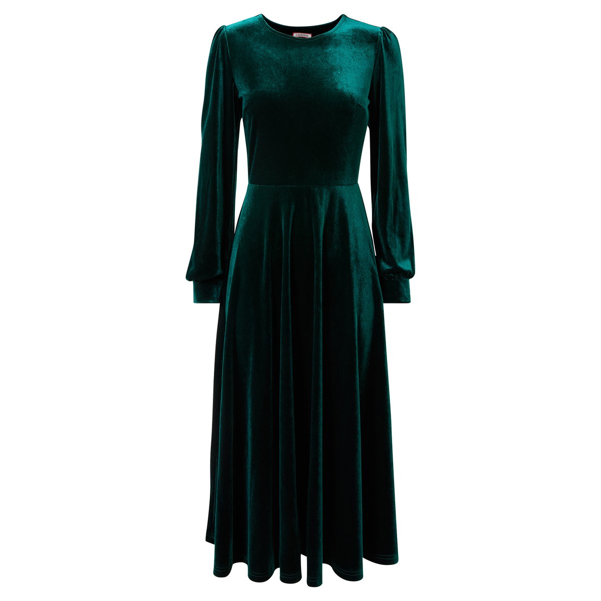 Robe en Velours Julietta vert, JOE BROWNS