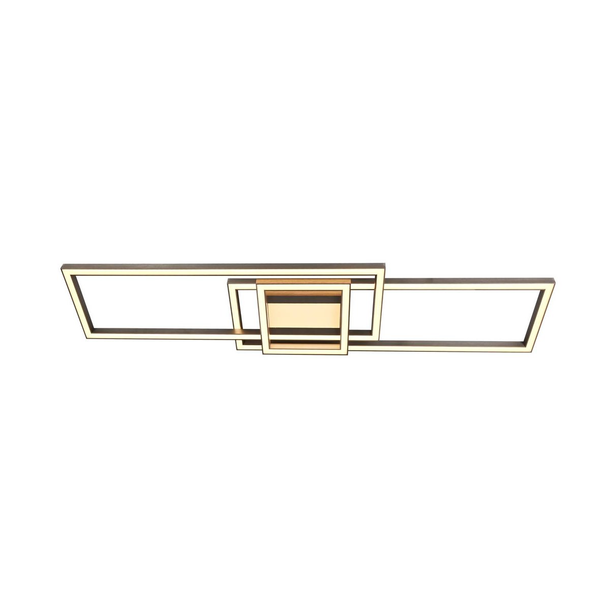 Plafonnier en aluminium moderneLED, Mairin nickel mat, LINDBY
