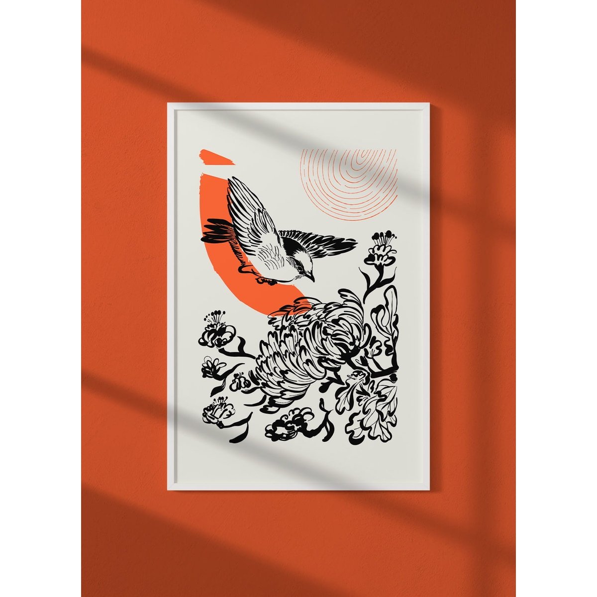 Affiche Art Japon 15 blanc, L'AFFICHERIE