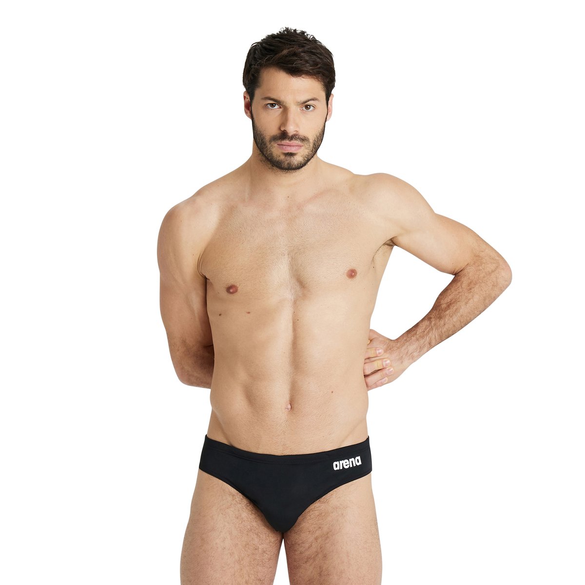 Slip de bain petit logo bleu marine, ARENA
