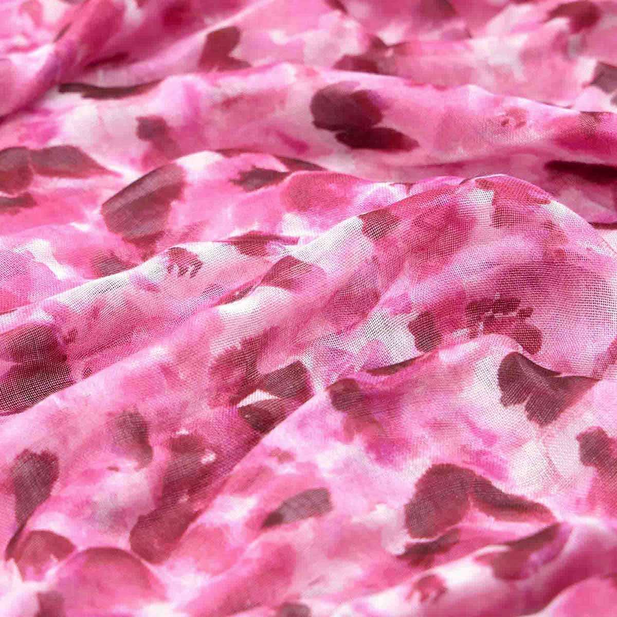 Foulard Gladys fushia, MISE AU GREEN