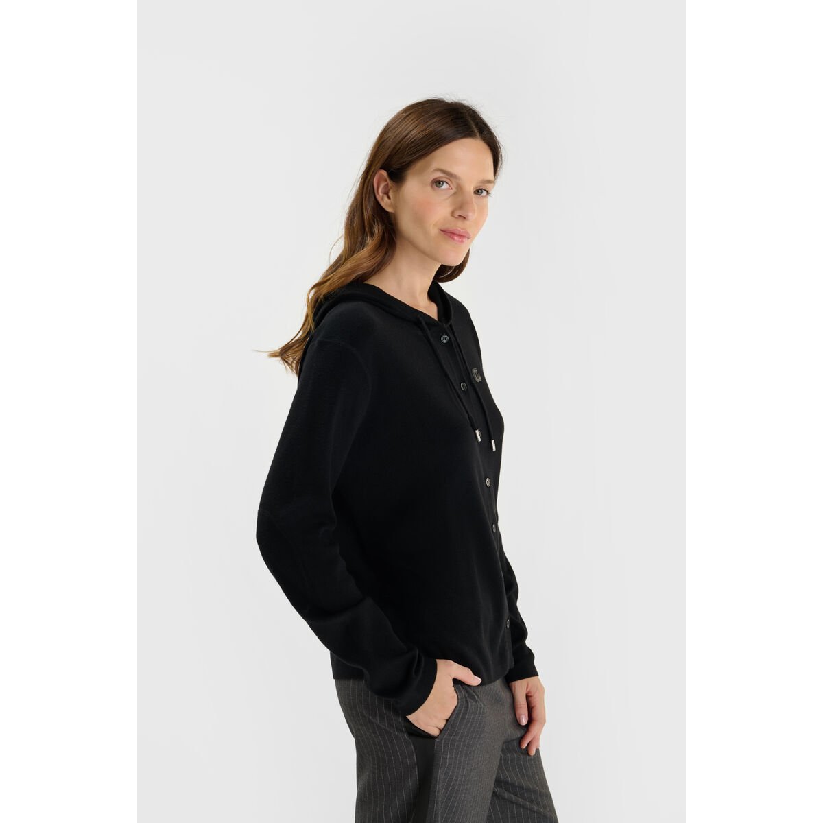 Cardigan OWEN black, LE TEMPS DES CERISES