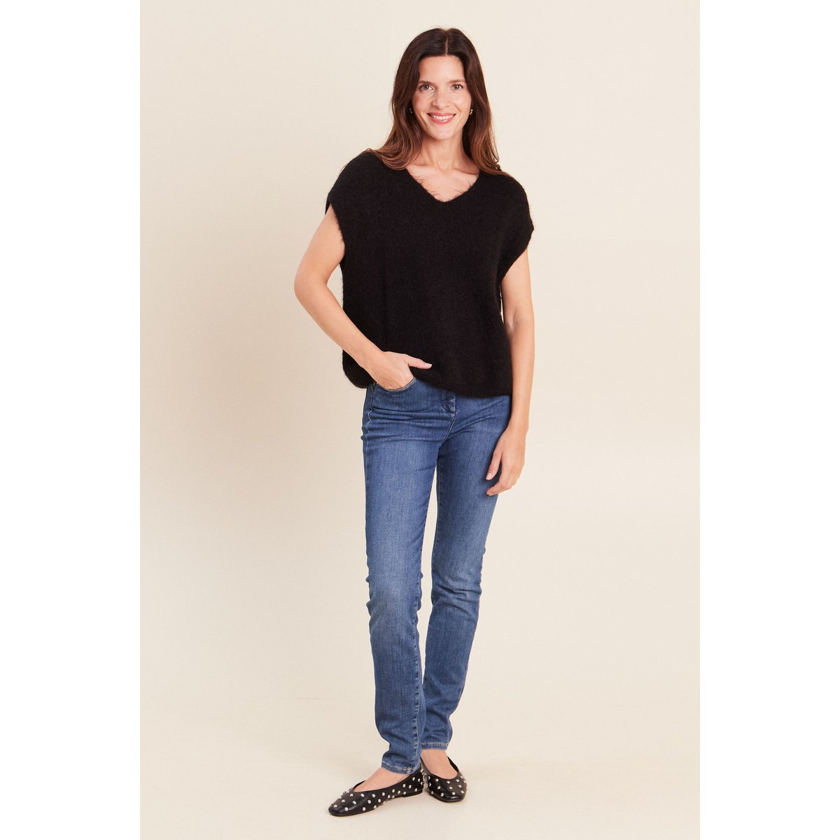 Pull sans manches noir, BREAL