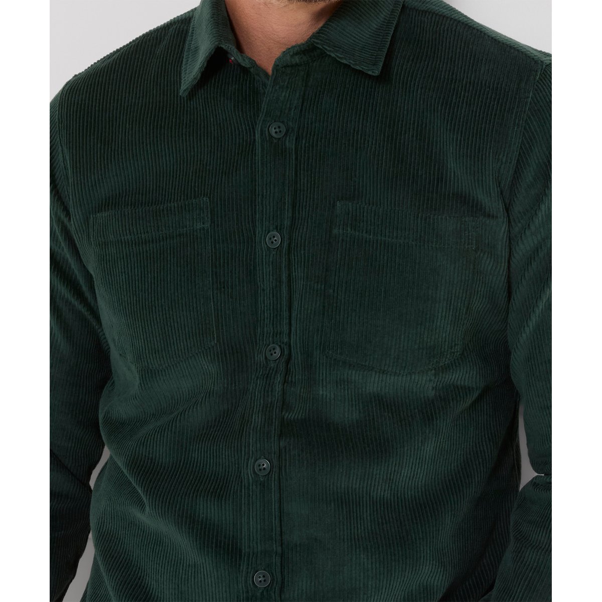 Surchemise en Velours Côtelé Cool vert, JOE BROWNS