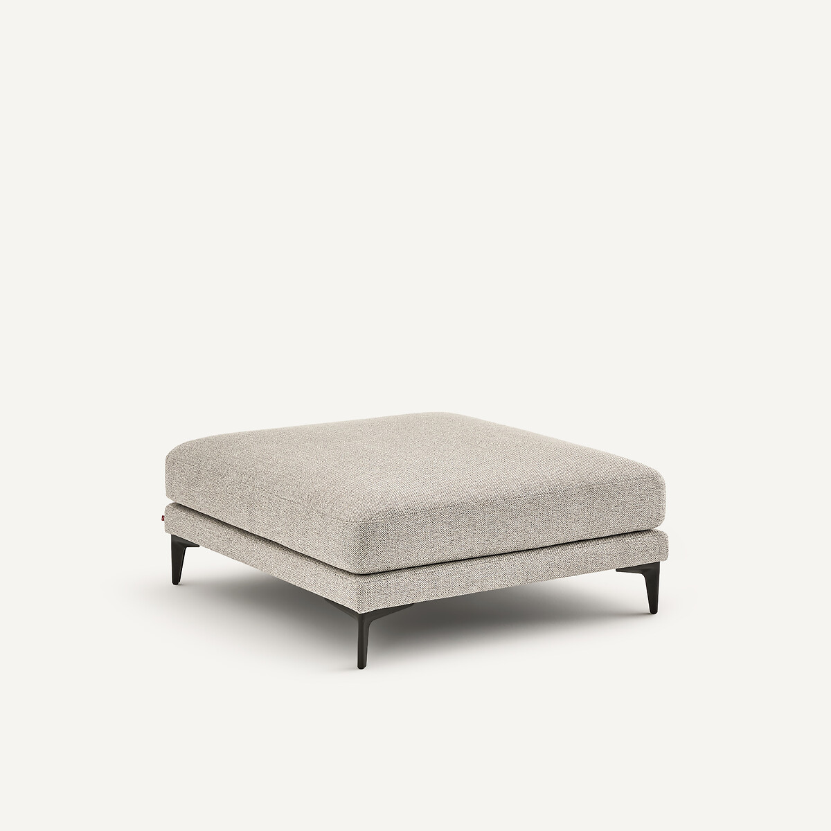 Repose-pieds en mélange texturé, MODERNISTE gris moyen, EMMANUEL GALLINA X AM.PM