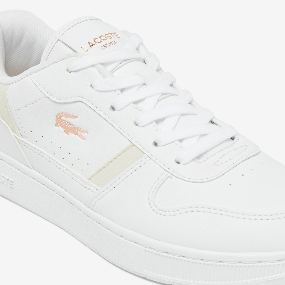 Kids T-Clip Set Trainers white/pink, LACOSTE