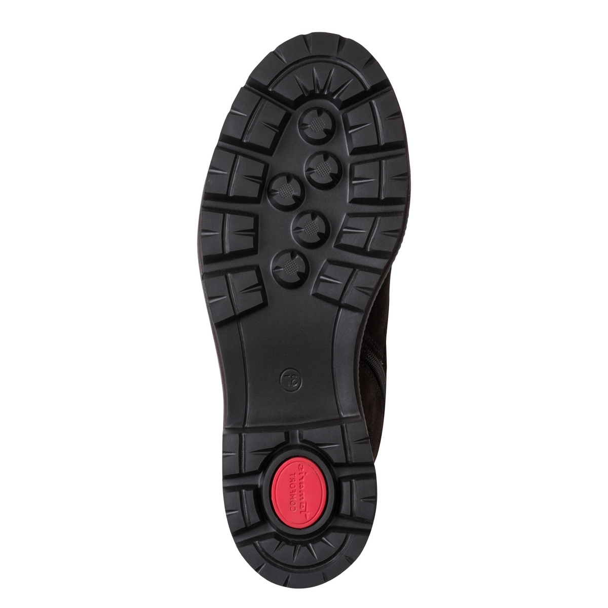 Bottine comfort weite marron antilope combiné, TAMARIS