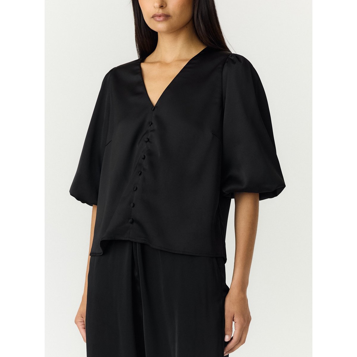 Top noir - black1, YAS