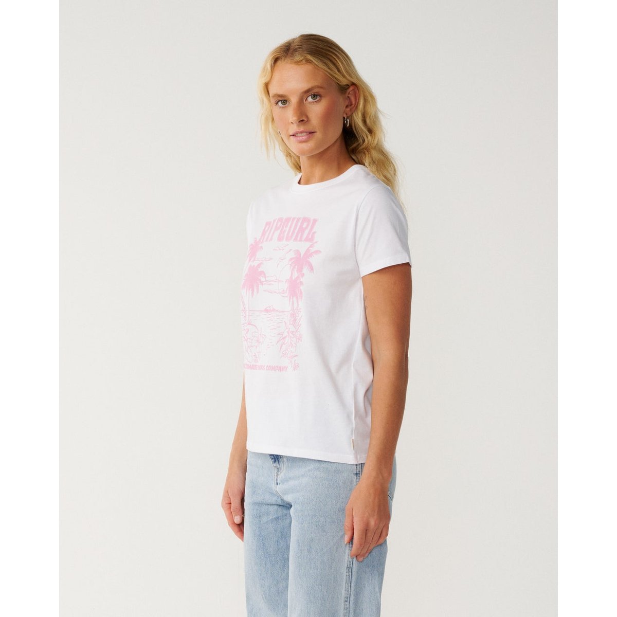 T-shirt BOSSA NOVA white, RIP CURL