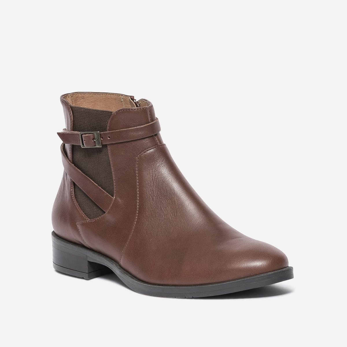 Boots en cuir BIBLA marron, ERAM