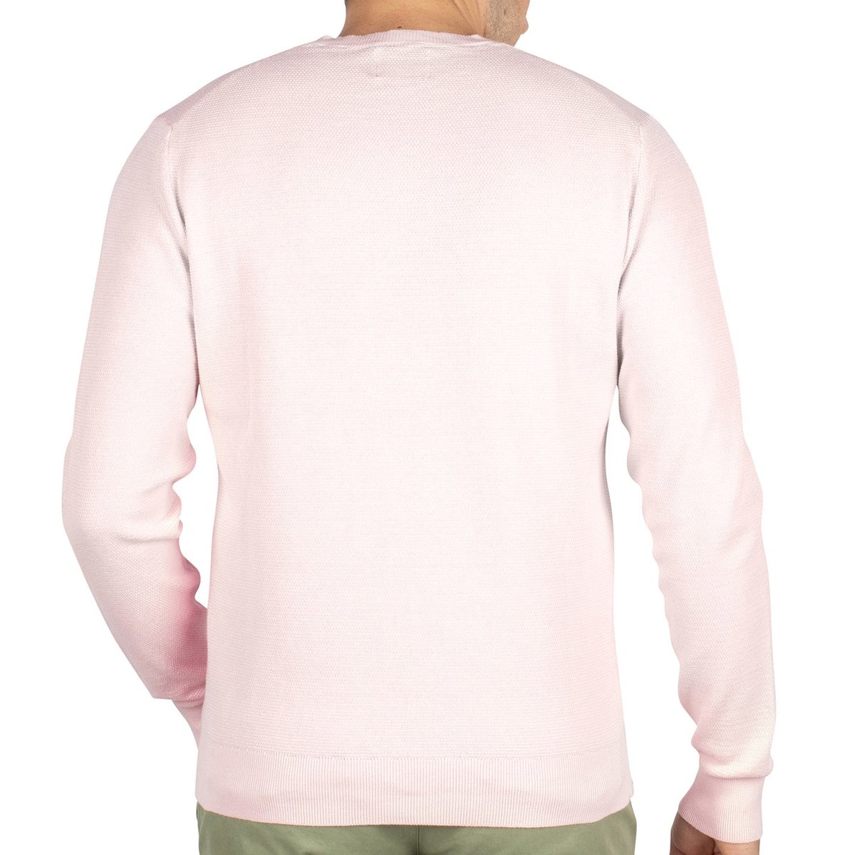 Pull en col rond LEGER rose, SHILTON