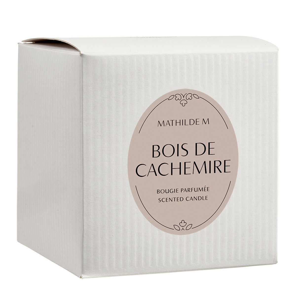 Bougie parfumée 400 g - Bois de Cachemire transparent, MATHILDE M