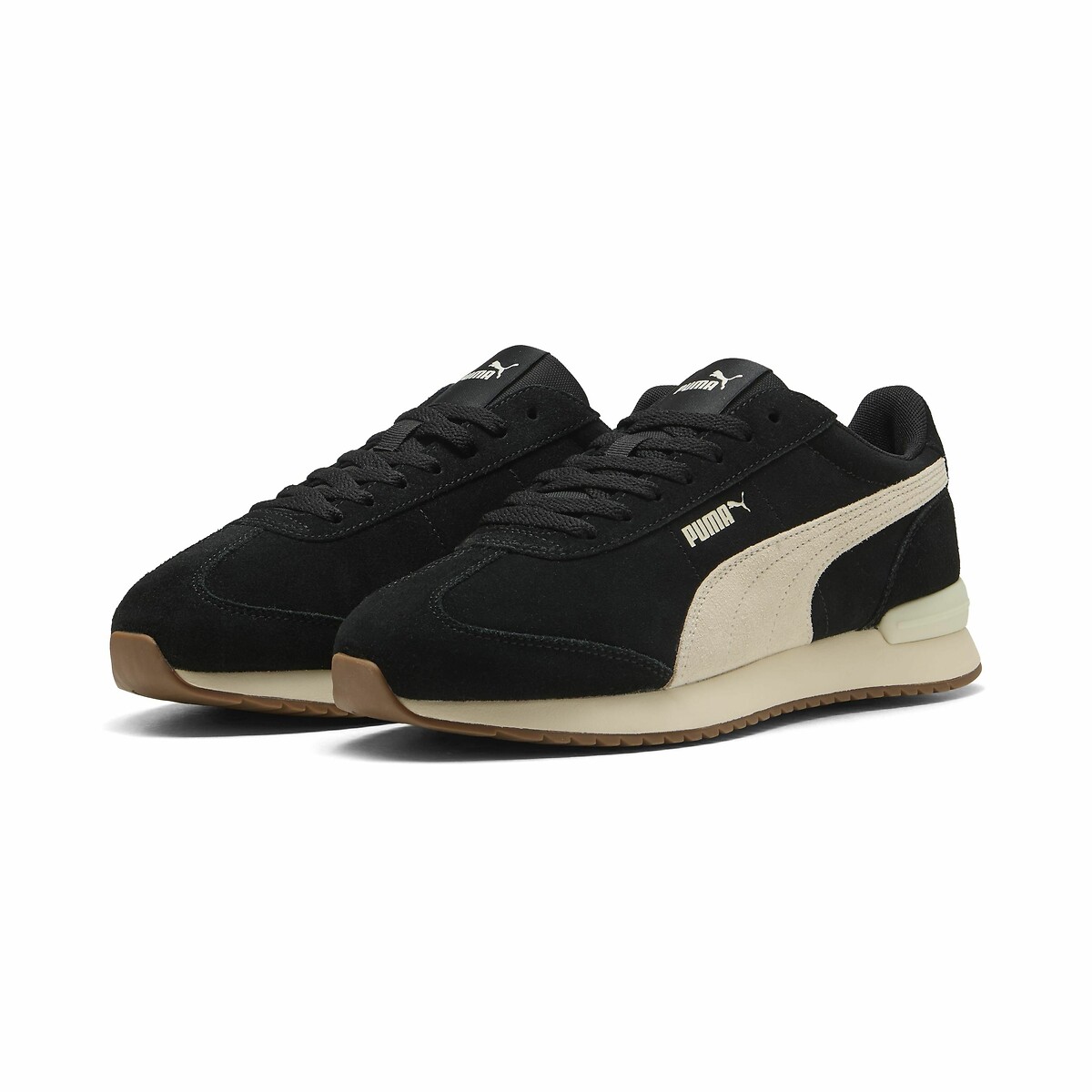 Baskets R78 Wind Suede noir/ivoire, PUMA