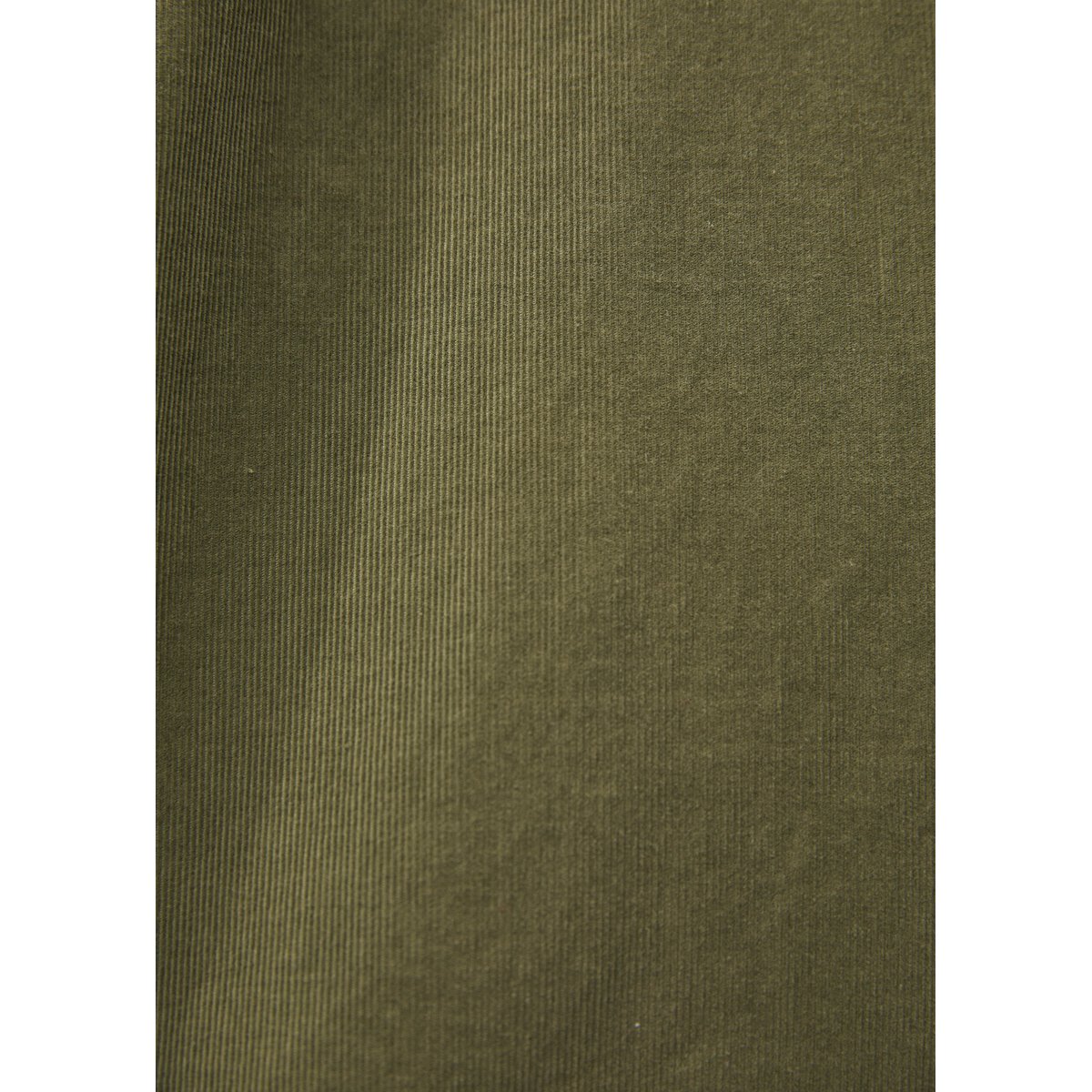 Robe chemise manches longues en velours côtelé army, HUMILITY