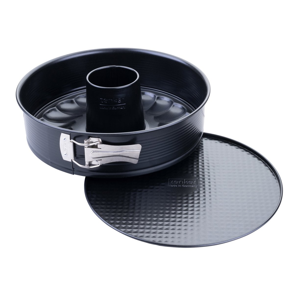 Moule à manqué et à savarin double fond 26 cm PERFECTBACK+ noir, ZENKER