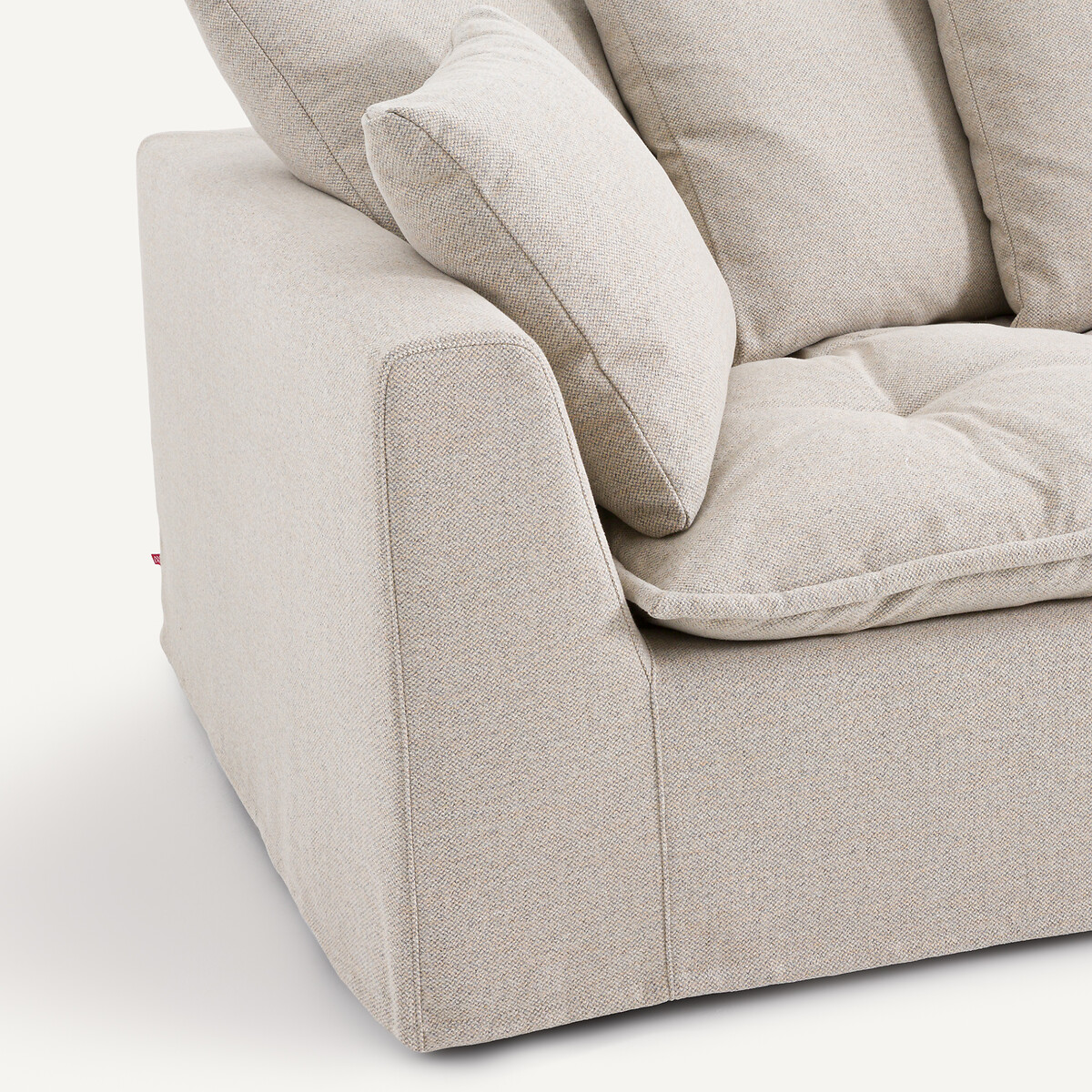Divano in tweed, OTAVIA naturale / grigio chiaro, AM.PM