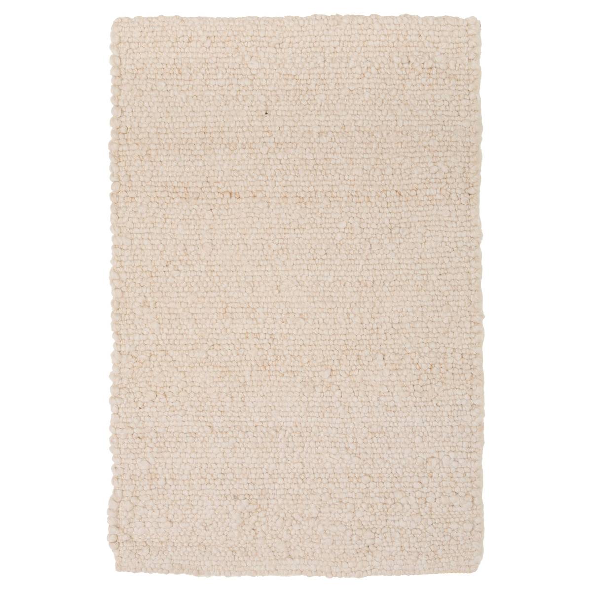Tapis effet laine VOLNA ivoire, ATMOSPHERA