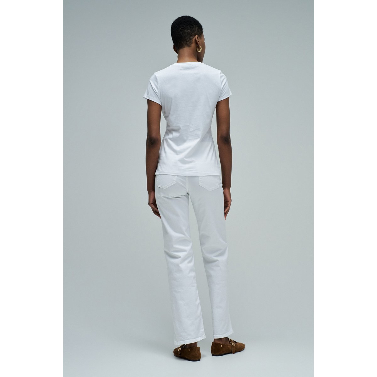 T-SHIRT AVEC IMPRIMÉ ET BRANDING blanc, SALSA JEANS