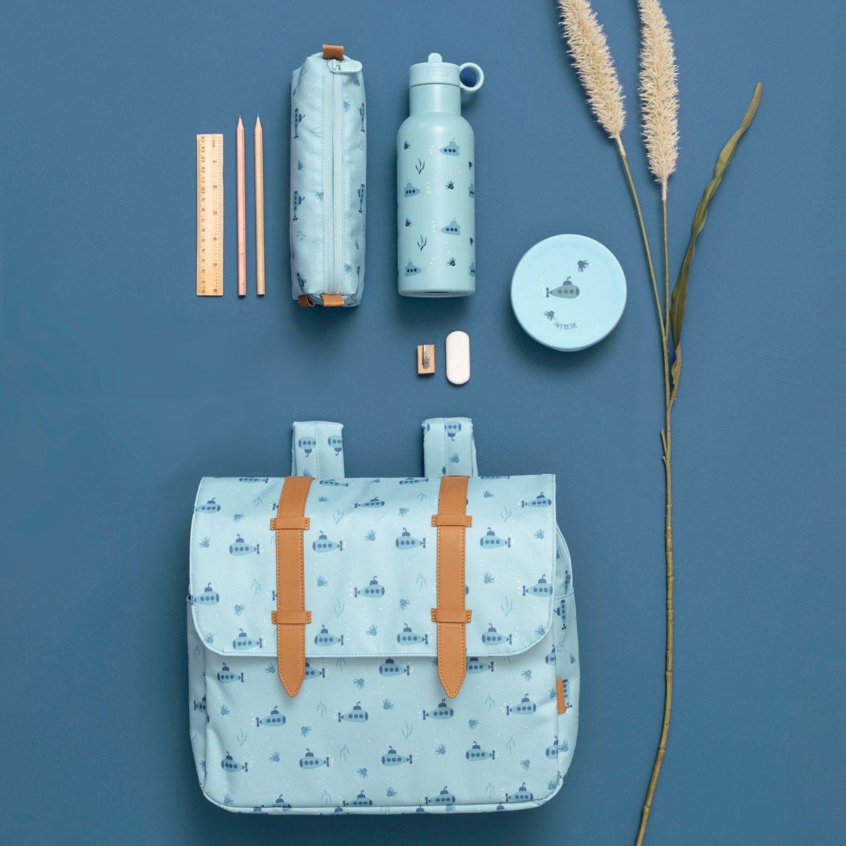 Gourde isotherme bleu, FRESK