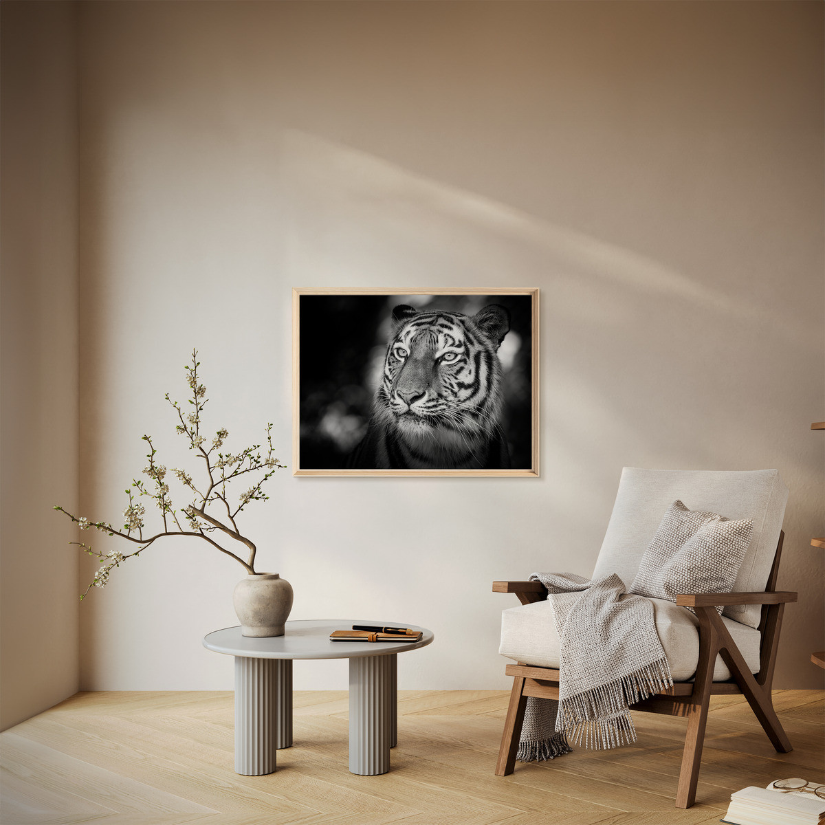 Tableau Mural Encadré Portrait Tigre Sauvage ANIMAUX tableaux encadrés, CEANOTHE