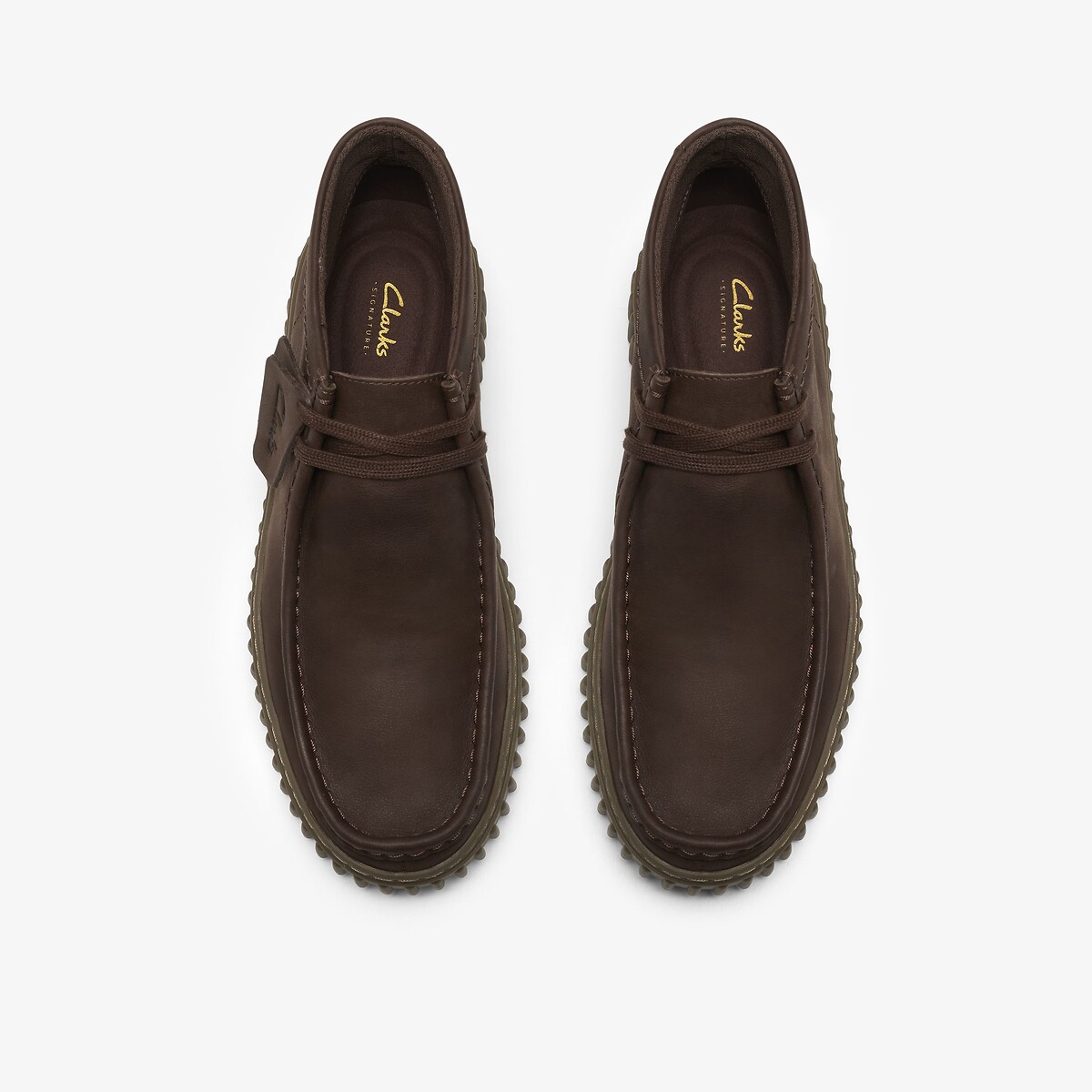 Chaussures montantes en cuir suède, TORHILL HI marron foncé, CLARKS