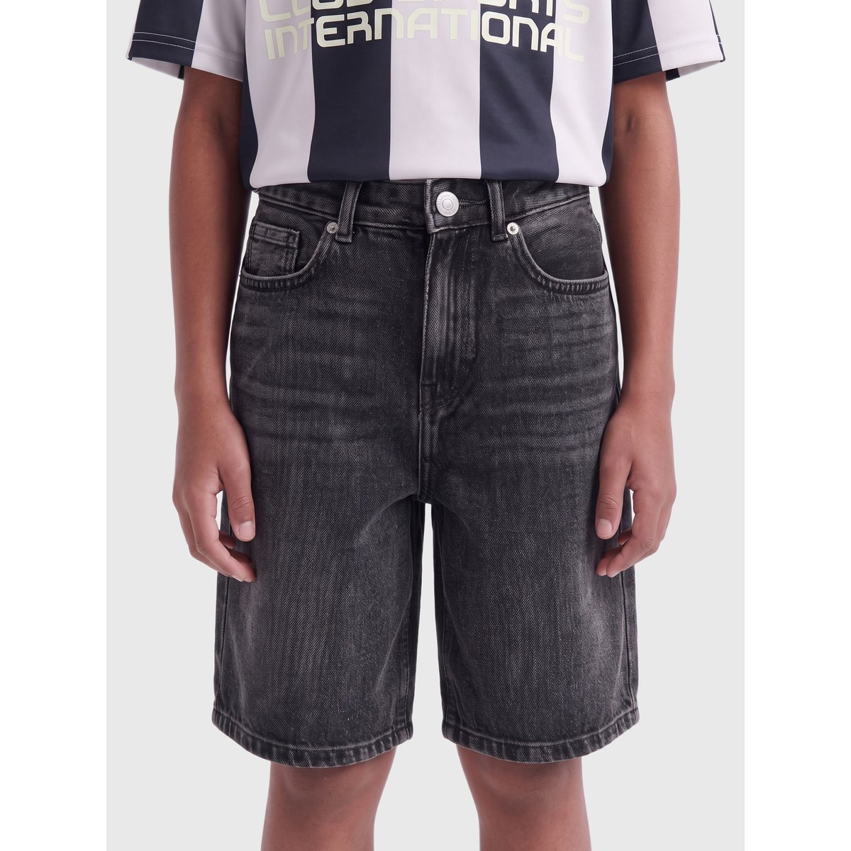 Short En Denim washed black, ONLY & SONS JUNIOR